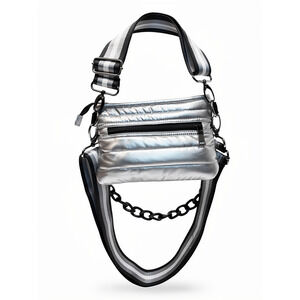 Think Royln Crossbody Bum Bag - Pearl Silver